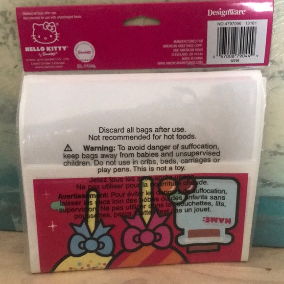 HELLO KITTY loot goodie bags, 8 pack, NWT - Picture 3 of 3